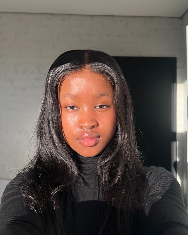 Instagram post by @kokomadlala for Ashimary Hair. Caption reads: .