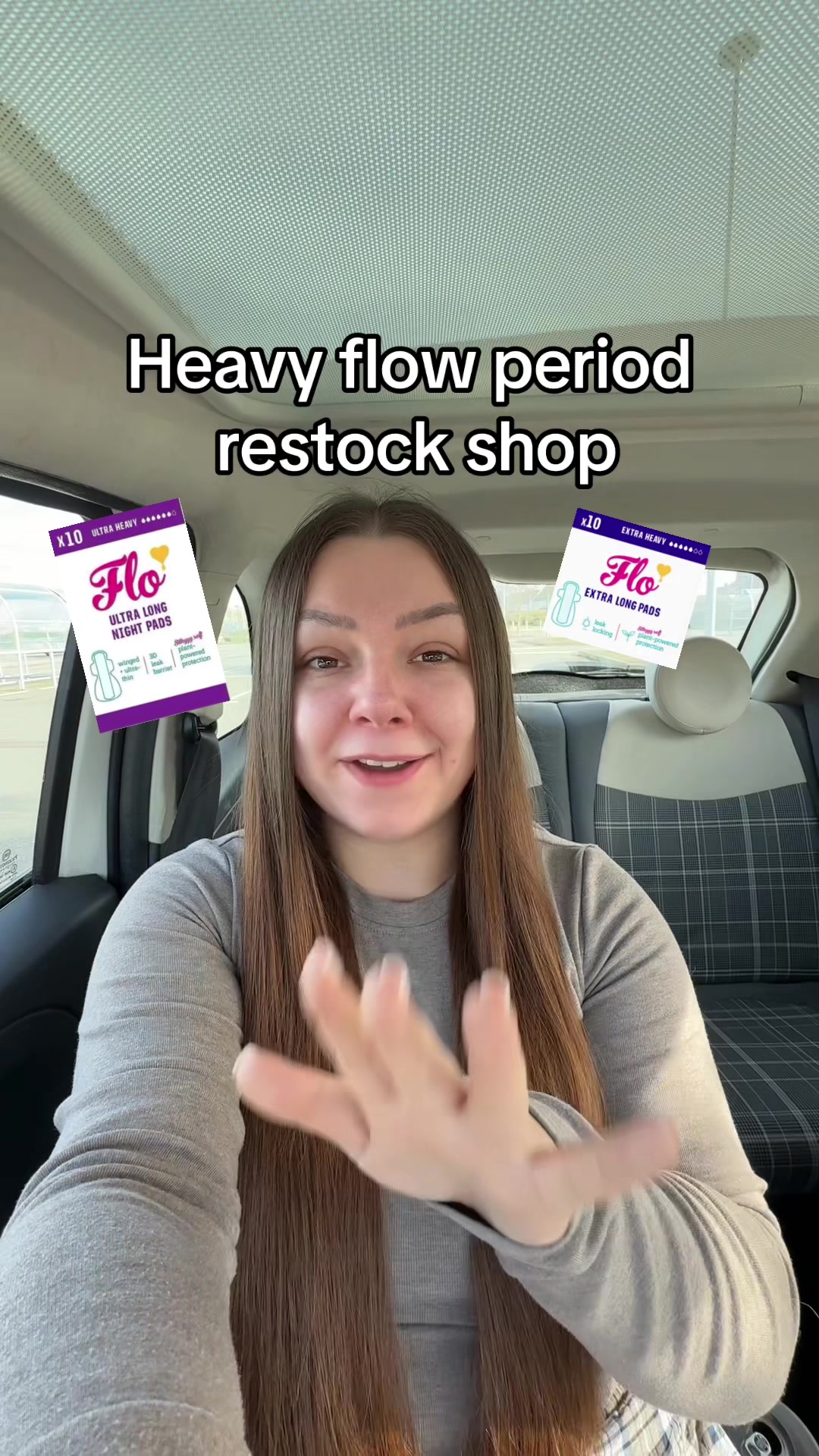 TikTok post by @alicialydialand for Here We Flo. Caption reads: AD Your V has STANDARDS and that’s why @Here We....
