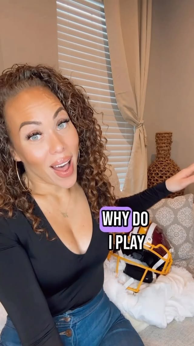 Instagram post by @cleatsandstilettos for Parity. Caption reads: [...] you should be! Let’s tackle 2024❤️ #ad....