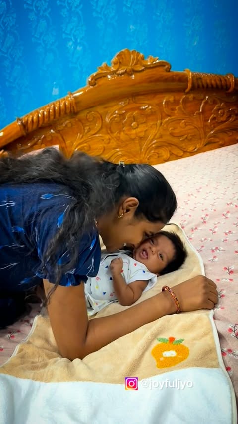 Instagram post by @joyful.jyo for MomJunction. Caption reads: #ad #sponsored #paidpartnership Super sensitive....