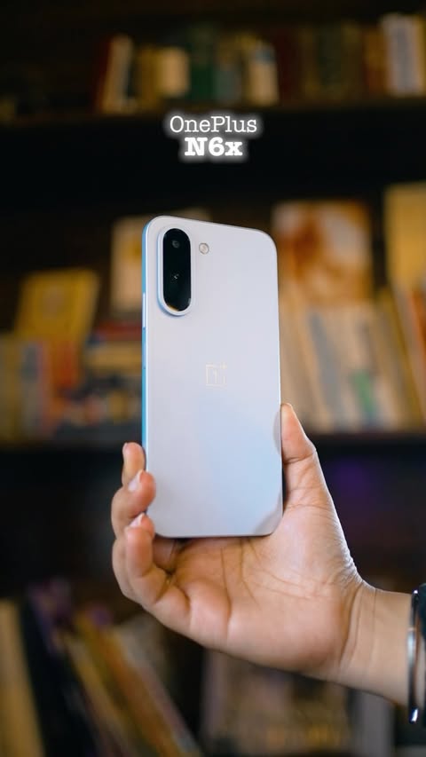 Instagram post by @tech_quirk for OnePlus. Caption reads: 7000mAh of unstoppable power. 🔋⚡ Meet OnePlus N6x....