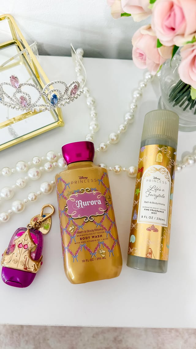 Instagram post by @emilyyyrosess for Disney Style. Caption reads: [...] you SO much @bathandbodyworks and....