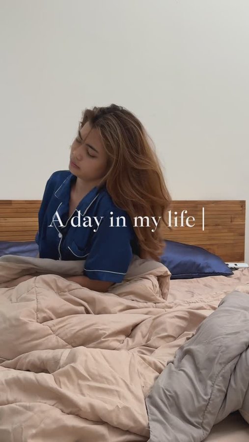 Instagram post by @_qishi for Klorane. Caption reads: A day in my life living in KL using my big girl....