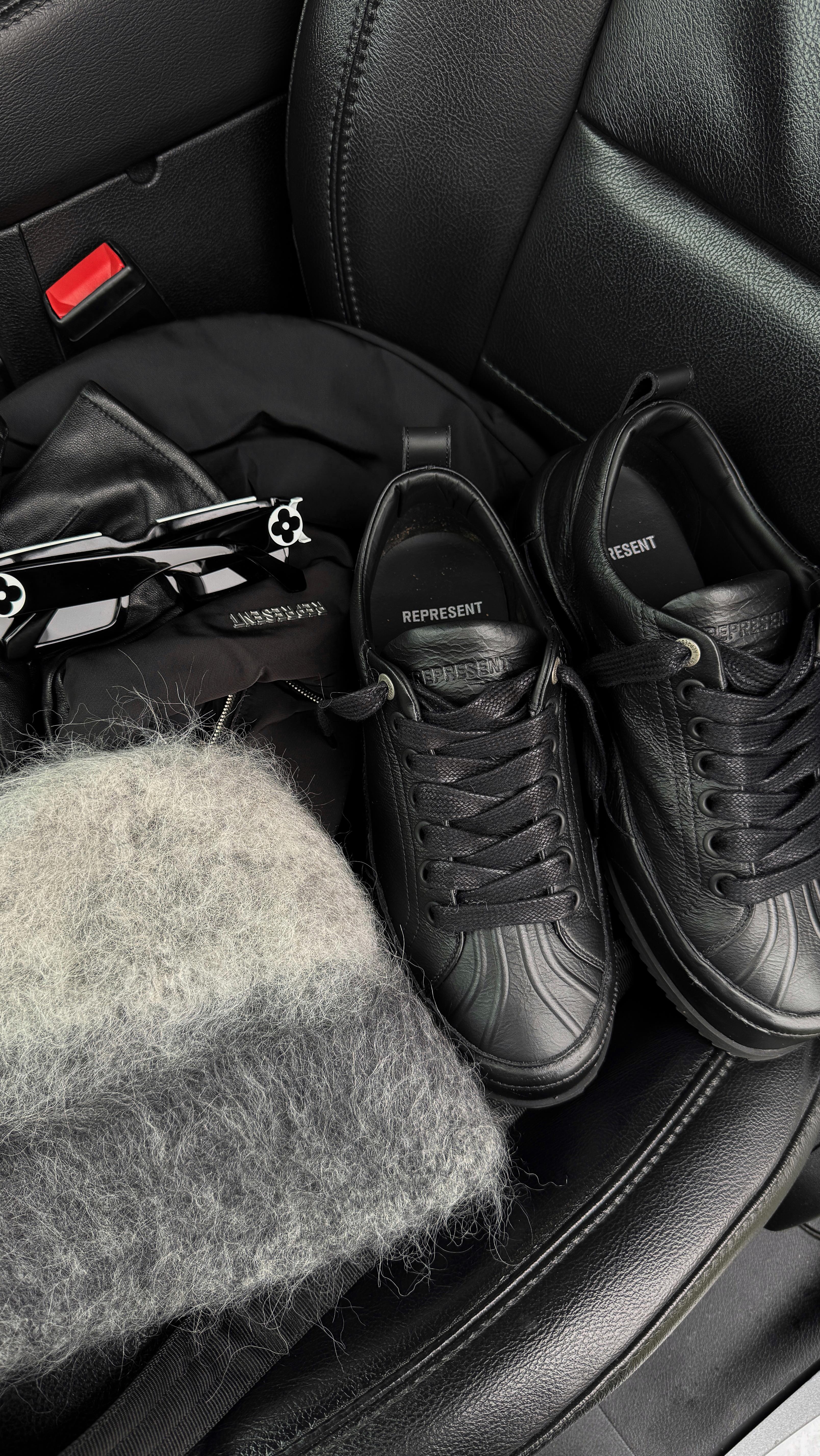 Instagram post by @blvckmvnivc for REPRESENT CLO. Caption reads: [...] Winter is here! 

Full outfit from....