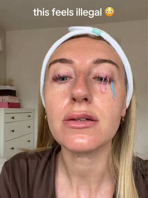 TikTok post by @court.steer for Nanolash. Caption reads: [...] onto a winner here trust ME 👏🏽😮‍💨✨....