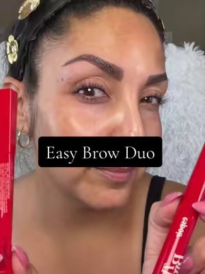 TikTok post by @memrymakeuptherapy for Espoir USA. Caption reads: [...] fill, and set in two easy steps ✨ @espoir....