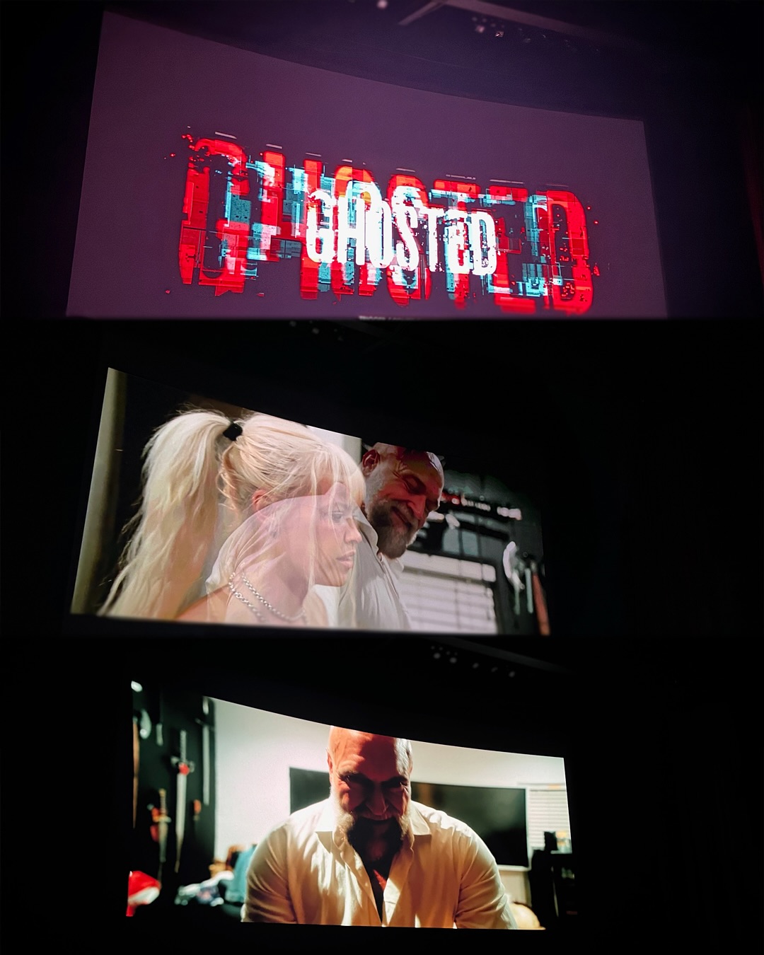 Instagram post by @dustytherapper for Adobe Creative Cloud. Caption reads: Still in shock from our short film - GHOSTED - on....