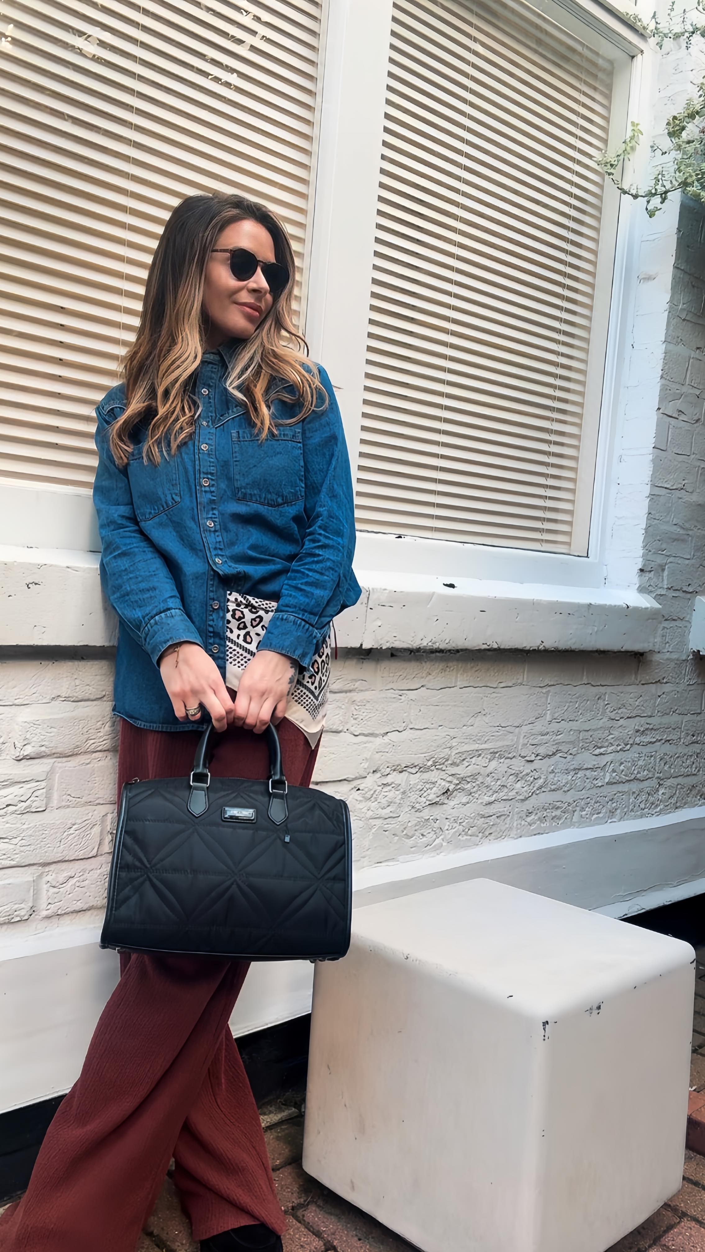 Instagram post by an influencer for Saint and Sofia. Caption reads: [...] for these winter months @saintandsofia These....