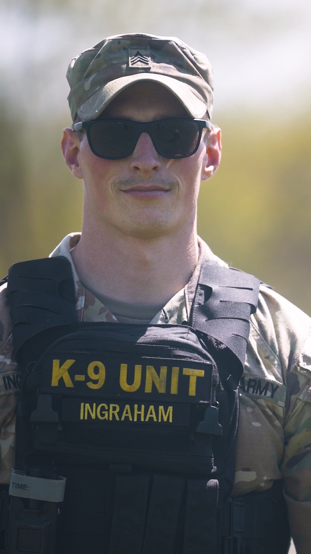 Instagram post by @ctarmyguard for National Guard. Caption reads: Bomb detection, drug detection, anti-terrorism....