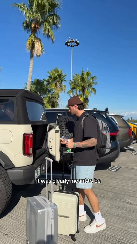 Instagram post by @anthonypertt for Turo. Caption reads: [...] smooth travel day and a car ready to go....