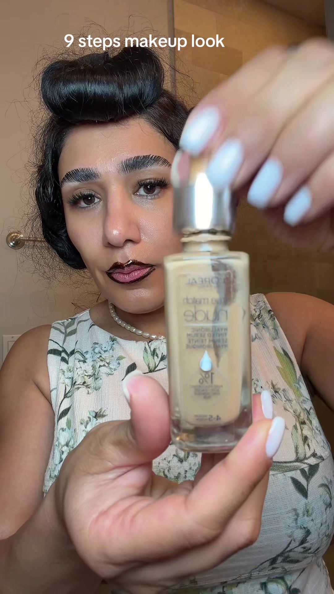 TikTok post by @bellathequeen98 for DIBS Beauty. Caption reads: [...] NY @Judydoll US @ILIA Beauty @DIBSBEAUTY....