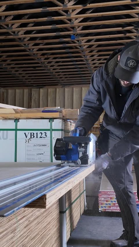 Instagram post by @fixthisbuildthat for Kreg Tool. Caption reads: I've been putting the new @kregjig 20v cordless....