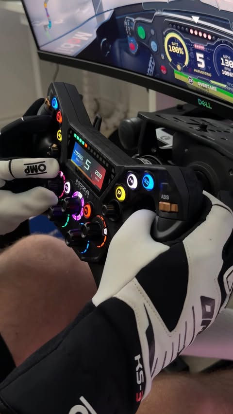 Instagram post by @developeradam for MOZA Racing. Caption reads: Say hello to the KS PRO 😍😍🥵 Wit many, many....