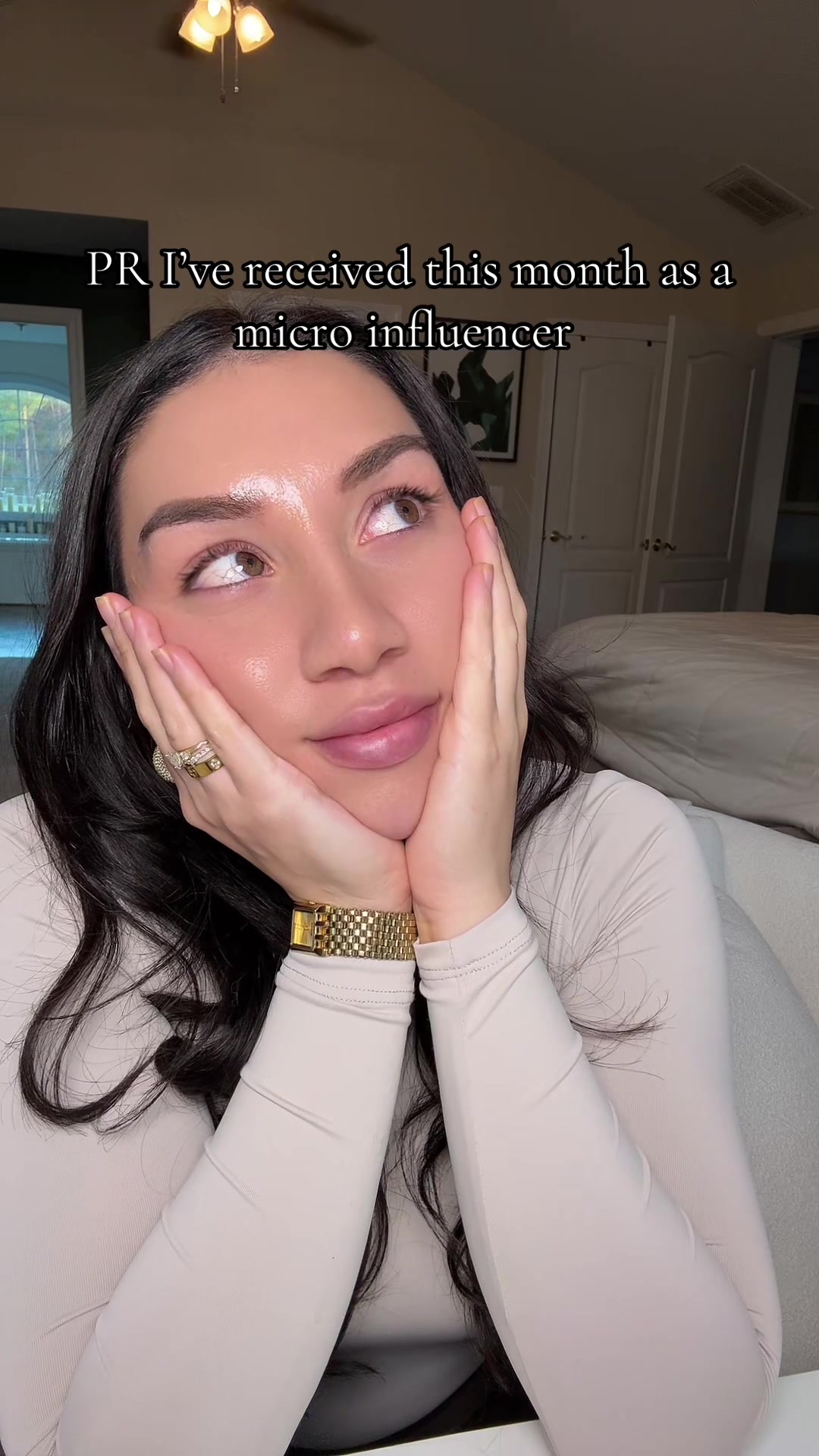 TikTok post by @elisehbeauty for Beekman 1802. Caption reads: Just your monthly reminder that consistency really....