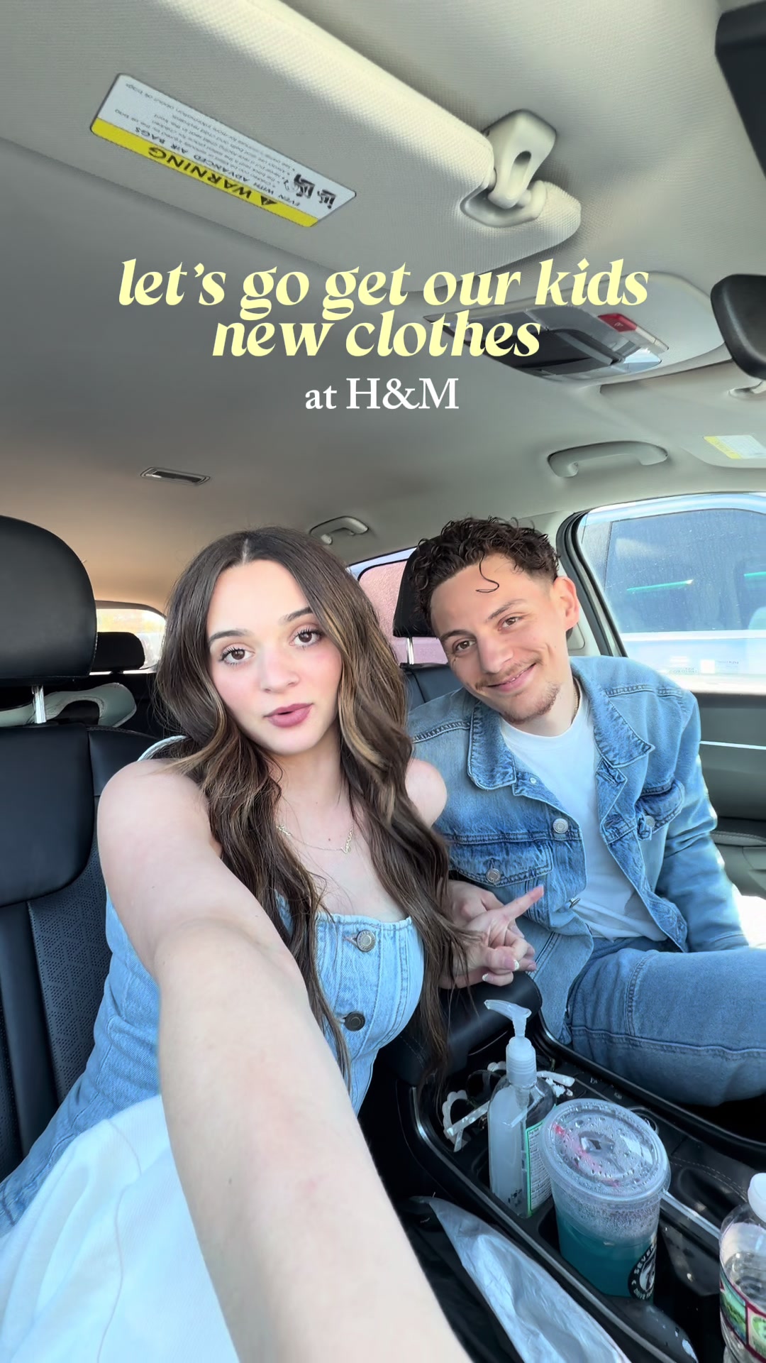 TikTok post by @briellematranga_ for H&M. Caption reads: why is shopping for kids so much better @H&M 🥹🫶....