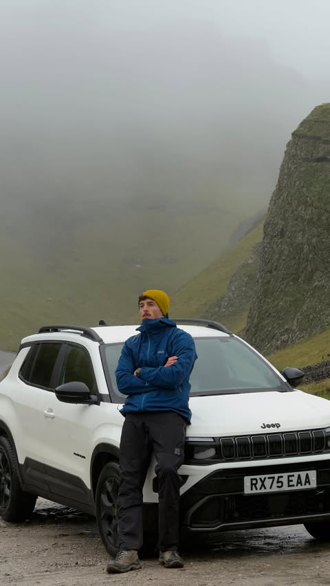 Instagram post by @georgetrevelyan for Jeep. Caption reads: [...] 

Ad I’ve handed my company car back and....