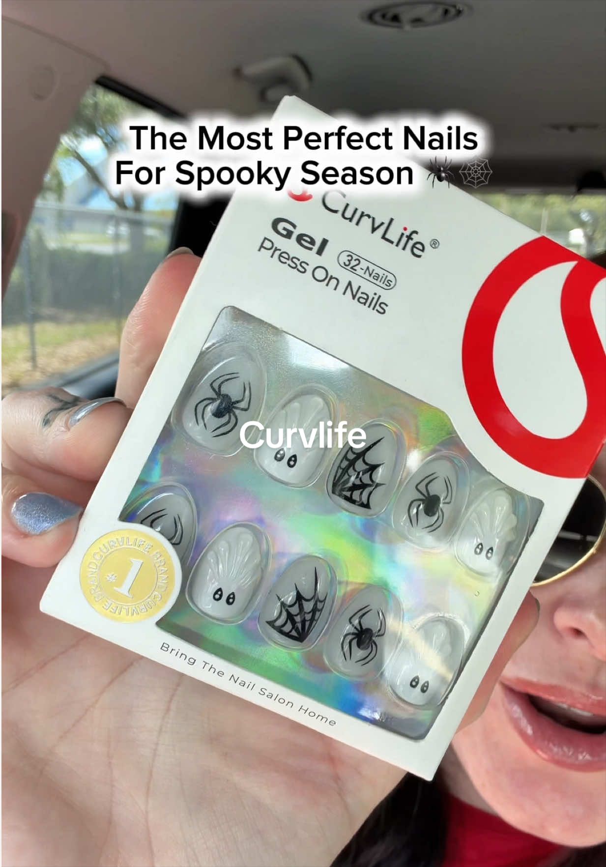 TikTok post by @paigechristison for CurvLife_official. Caption reads: On sale, ship free and PERFECT for spooky season!....