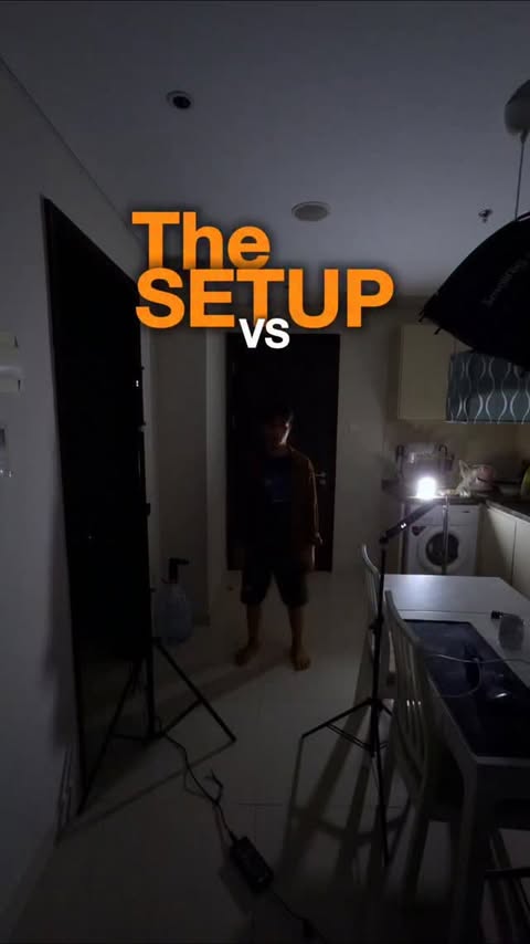 Instagram post by @erycaps_ for NANLITE. Caption reads: Paparazi Effect with NANLITE PavoTube II 6CP from....