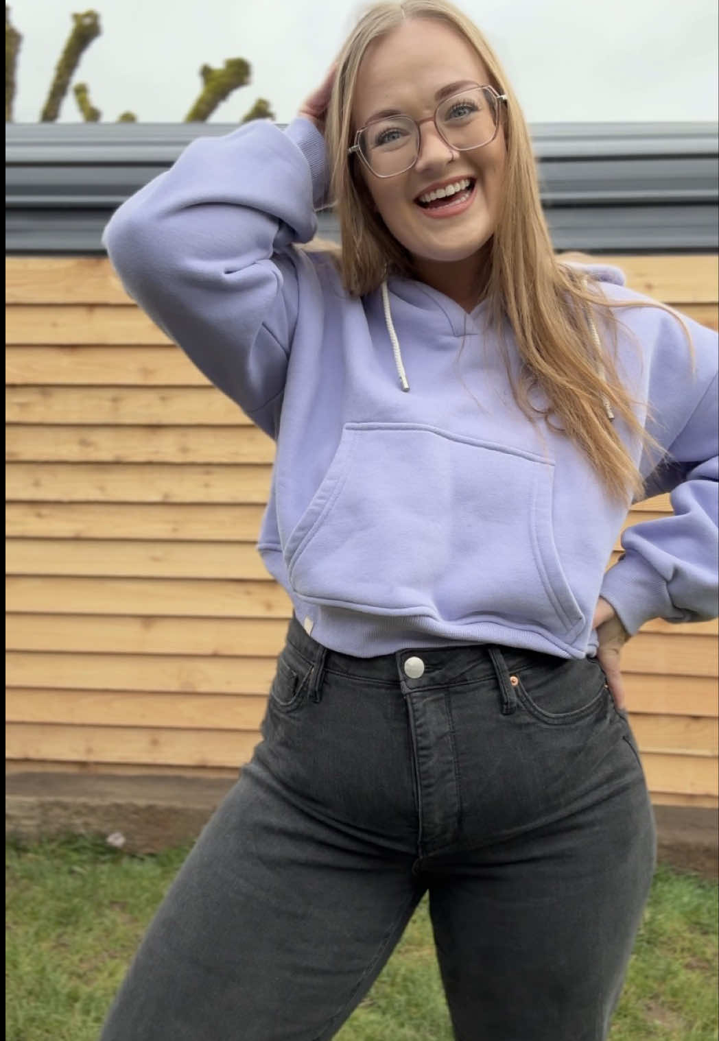 TikTok post by @hannahchasinghappy for Alexander Jane. Caption reads: [...] for low hanging apron bellies ✨ @Alexander....