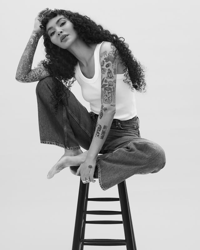 Instagram post by @sophia_roe for rag & bone. Caption reads: Me for @ragandbone as part of their series....
