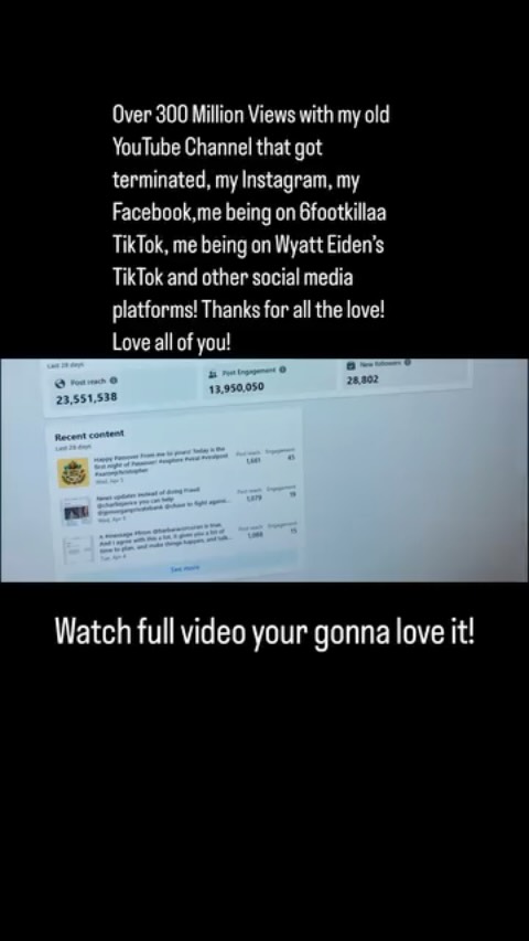 Instagram post by @aaronjchristopherofficial for Good Morning America. Caption reads: I love my #life I’ve done so many #amazing things....