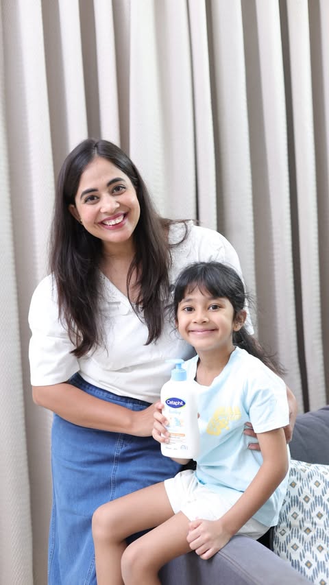 Instagram post by @thekainmommy for Cetaphil. Caption reads: [...] the day my baby was born, I’ve trusted....