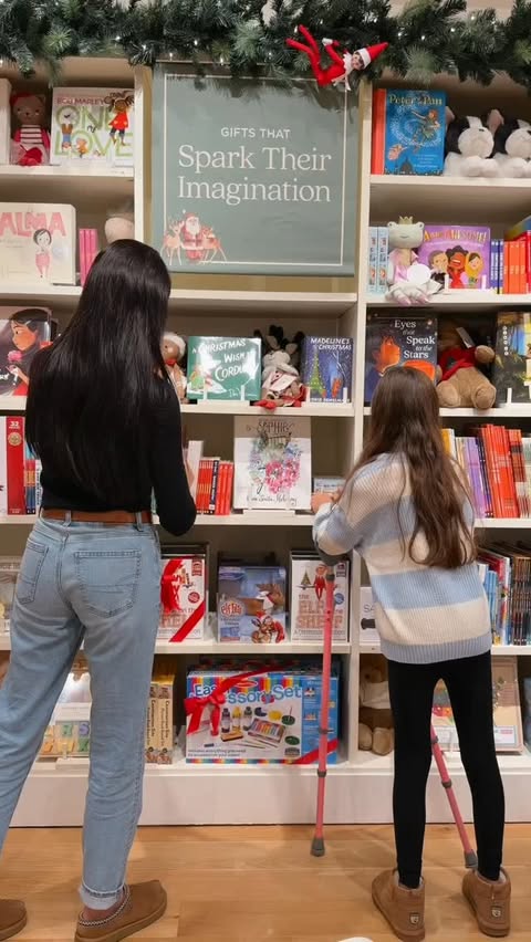 Instagram post by @amazingabigailgrace for Pottery Barn Kids. Caption reads: We spent the morning exploring @potterybarnkids....