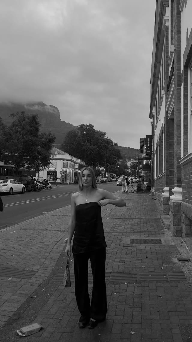 Instagram post by @dom.overseas for SHONA JOY. Caption reads: CPT love you already 🫶🏼 @shonajoy Ad.