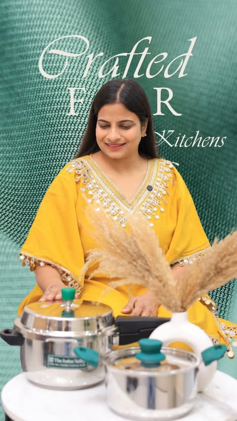 Instagram post by @thepink.journey for The Indus Valley. Caption reads: 🚨 Stop cooking with single-layer steel! 🚨

The....