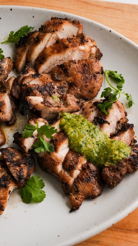 Instagram post by @whisperofyum for Buzzfeed. Caption reads: Grilled Chicken with Lemongrass sauce made with....