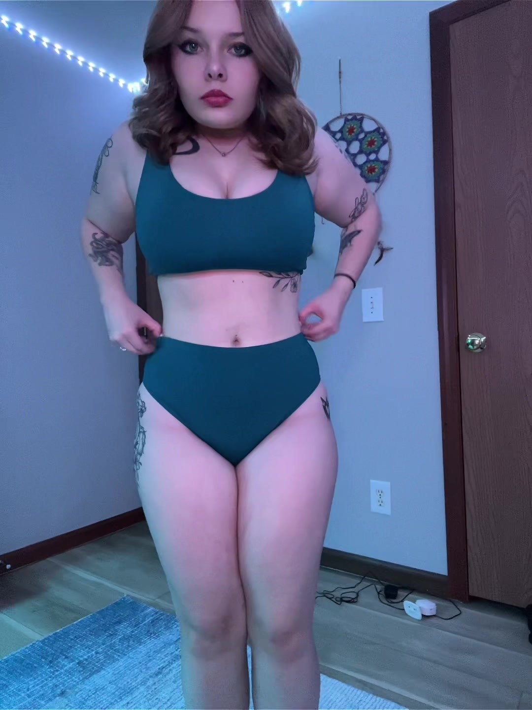 TikTok post by @jubbilix_ for Tempt Me Swimsuits. Caption reads: ❤️ #temptme #bikini #fyp @Tempt Me Swimsuits .