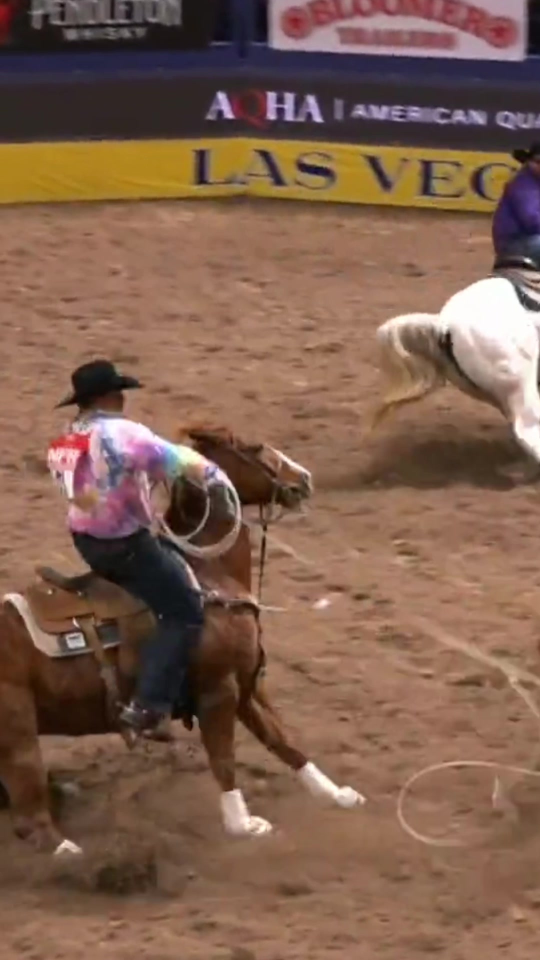 TikTok post by @teamropingjournal for Resistol. Caption reads: [...]  Coverage sponsored all year long by....