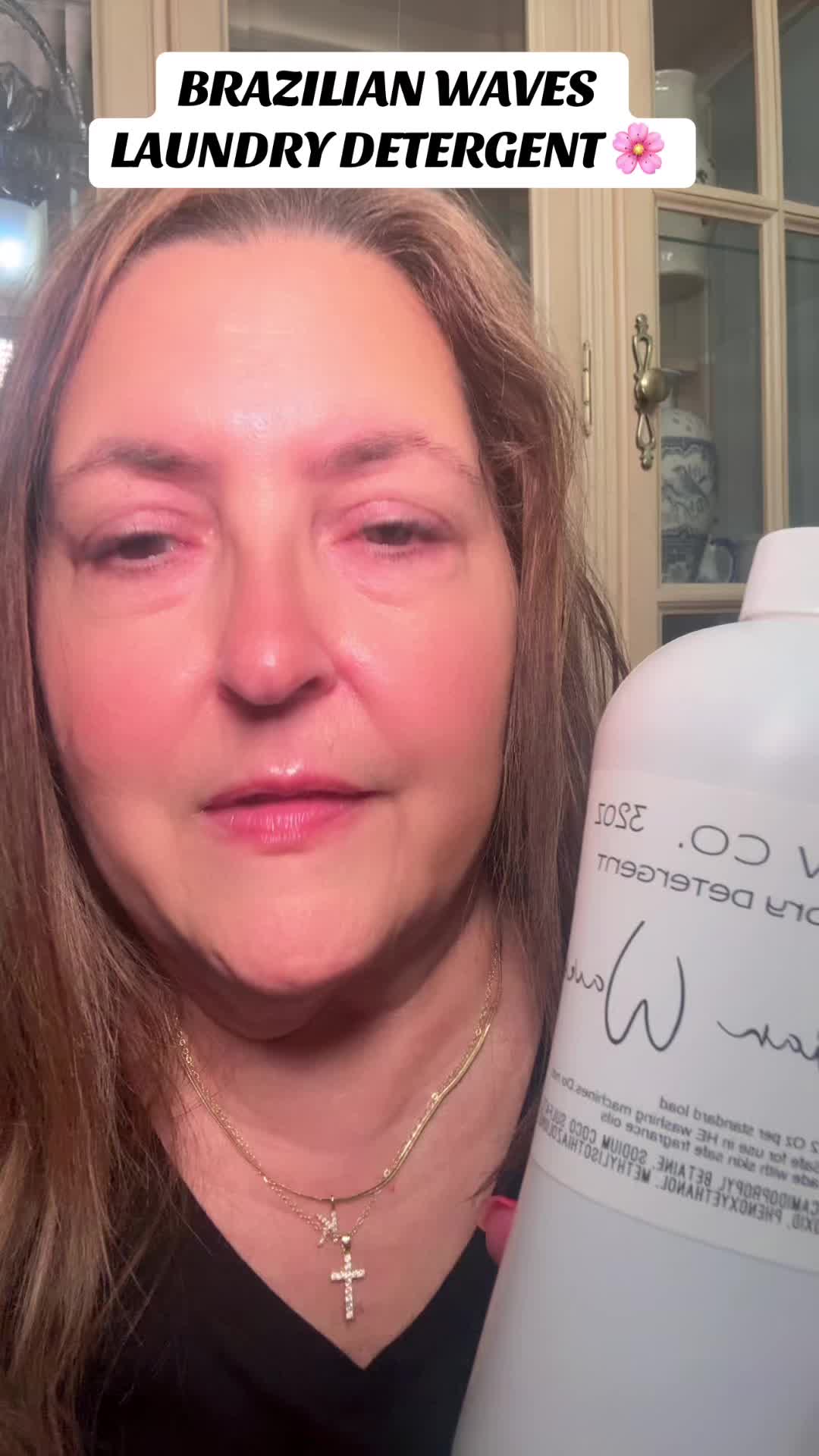 TikTok post by @chattypattysplace for R&W Co.. Caption reads: Brazilian waves laundry detergent @R&W Co.....
