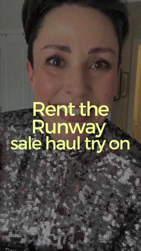 Instagram post by @makingupforglossedtime for Rent the Runway. Caption reads: [...] purchased by me!) I’ve been a Rent the....