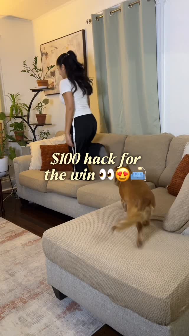 Instagram post by @briannafornes_ for Nolan Interior. Caption reads: $100 ultimate sofa glow up 🛋️🤭

Magic Sofa....