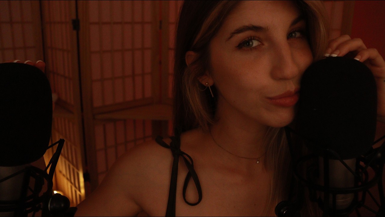 YouTube post by @FrivolousFoxASMR for Manta Sleep. Caption reads: Goodnight Cheek to Cheek Kisses in Cozy Rain ~....