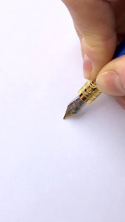 Instagram post by @alena_light for Ferris Wheel Press. Caption reads: [...] owner of a gorgeous Bijou pen by Ferris....