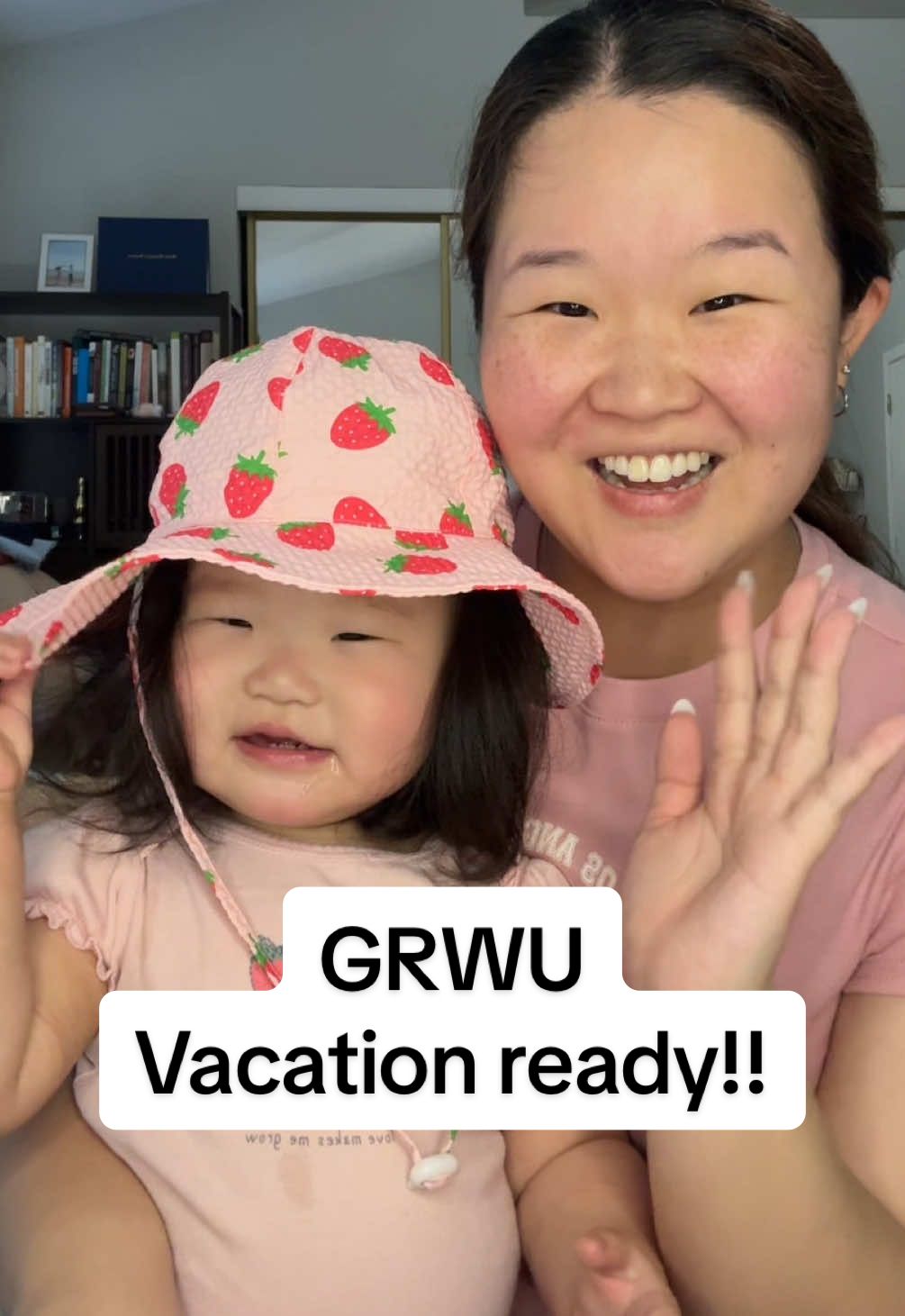 TikTok post by @amyyshin for mixsoon. Caption reads: [...] during our trip! She keeps fighting me for....