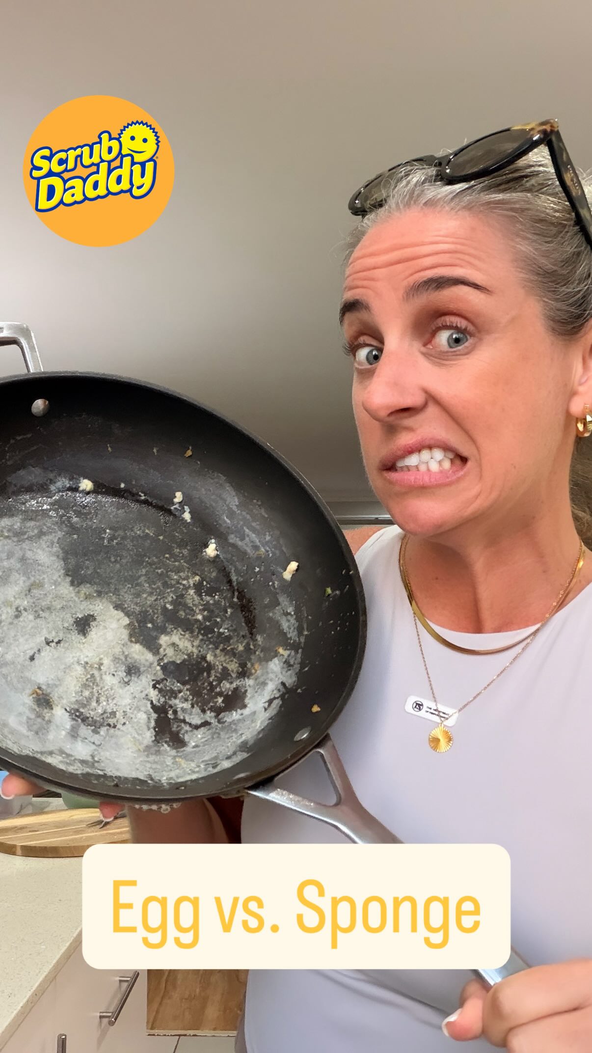 Instagram post by @live_savvy_sa for Scrub Daddy. Caption reads: I promise you this is my reaction every time I use....