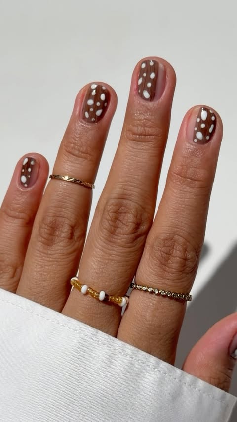 Instagram post by @nonnailartist for Manucurist. Caption reads: [...] this fall!! Using some of my fav @manucurist....