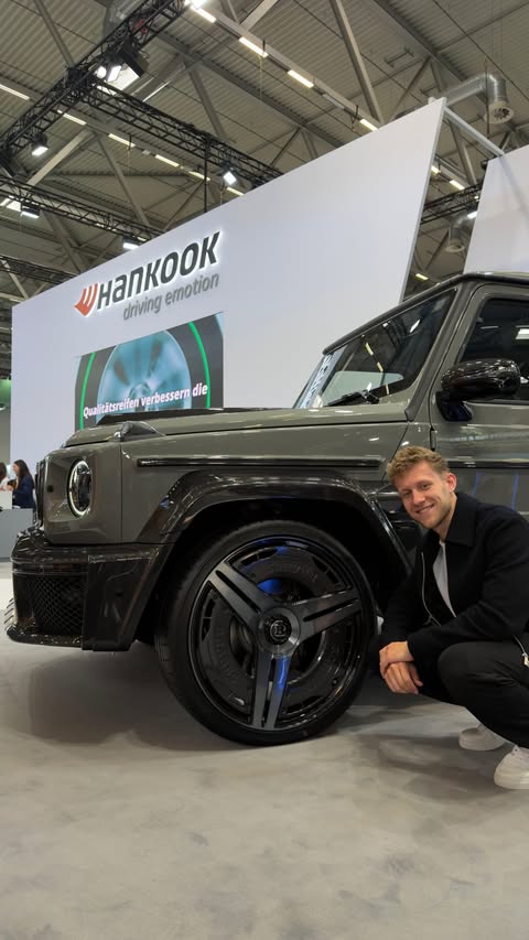 Instagram post by @carsplus.de for Hankook Tire. Caption reads: Ad | BRABUS 900 Rocket Edition 🏁 900hp, only 1 of....