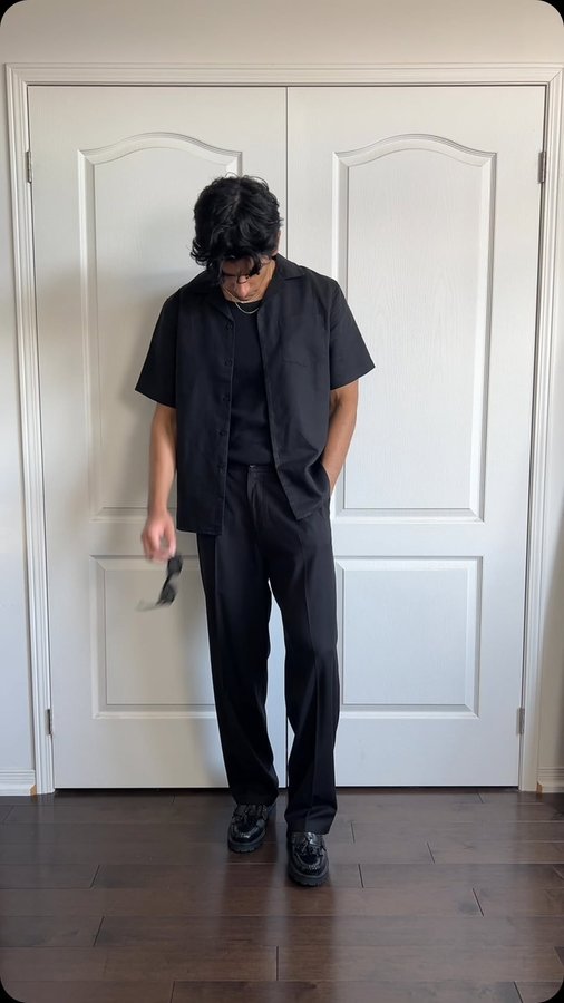 Instagram post by @omgessin for I Love Ugly. Caption reads: how to style @iloveugly winston trousers....