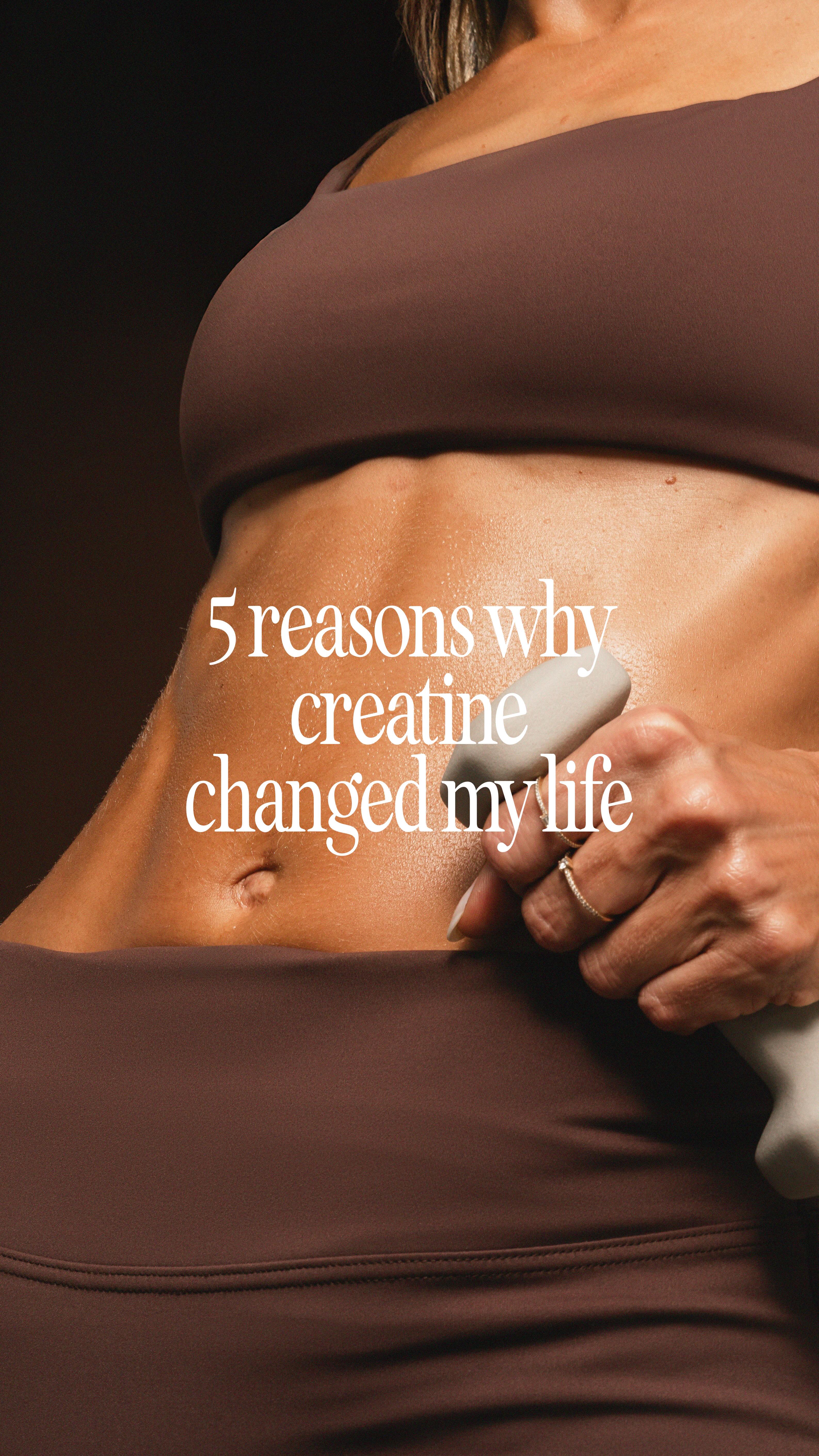 Instagram post by @marthagraeff for Happy Aging. Caption reads: [...] + creatine Lean Muscle Formula at....