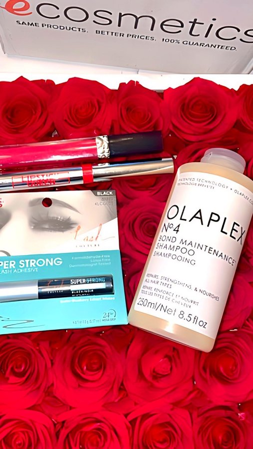 Instagram post by @int0_fashi0n for eCosmetics. Caption reads: Breaking The Norms With @ecosmetics Your One Stop....