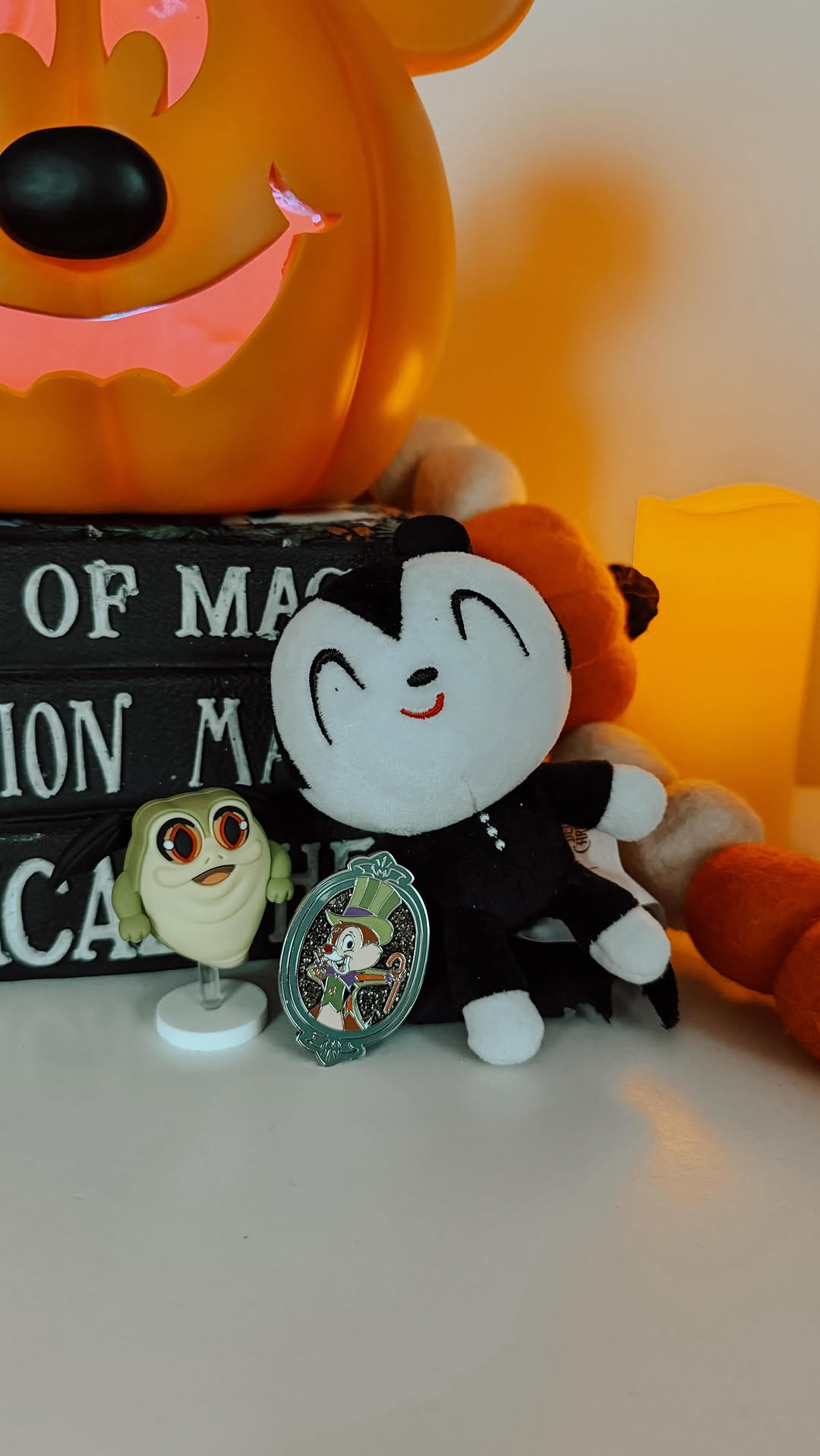 Instagram post by @blakespopnook for Disney Store. Caption reads: 10 more days til halloween!! opening 3 countdown....