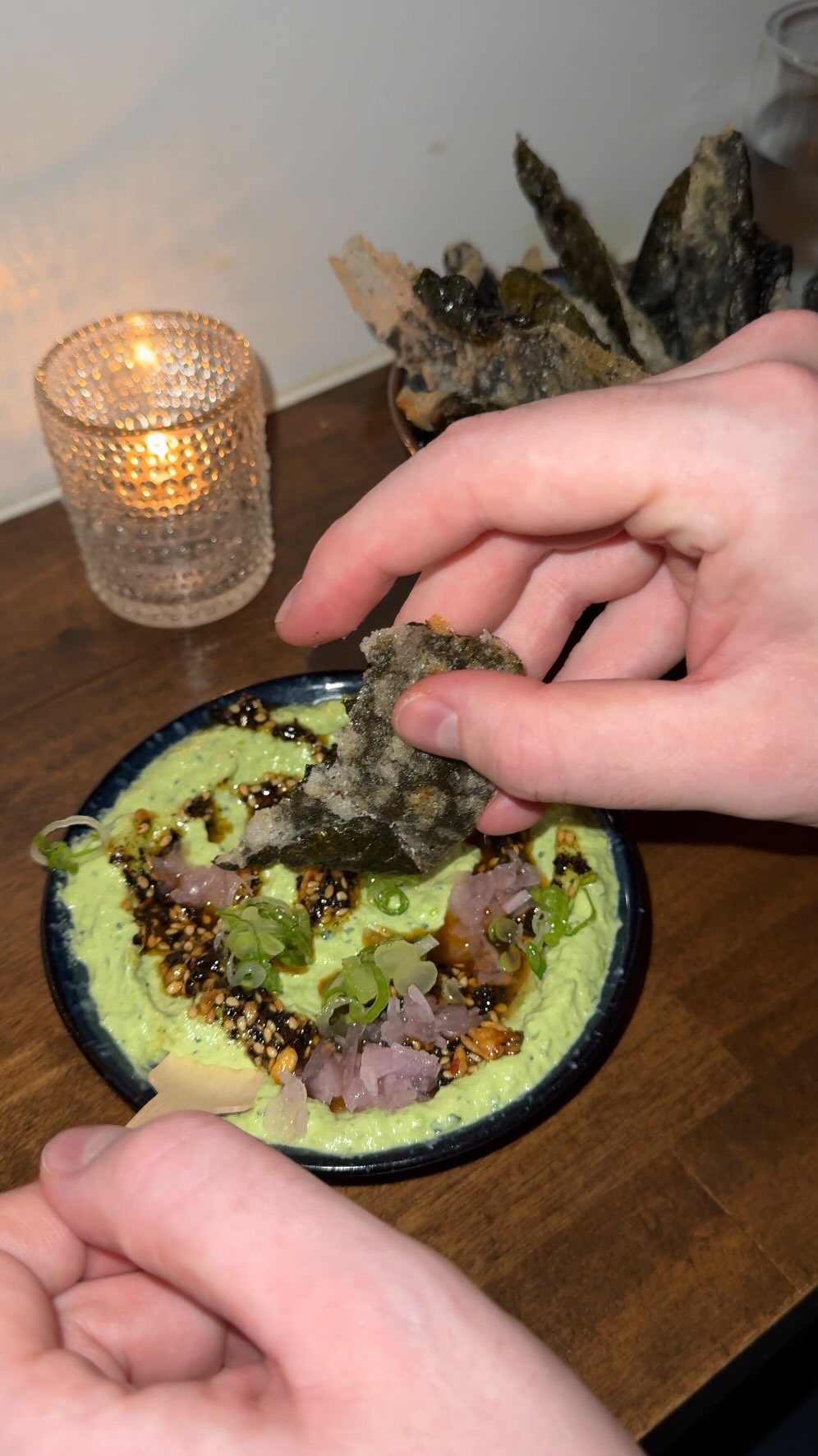 Instagram post by @christy_ix for The Infatuation. Caption reads: #InfatuationPartner #AD Date night at one of....