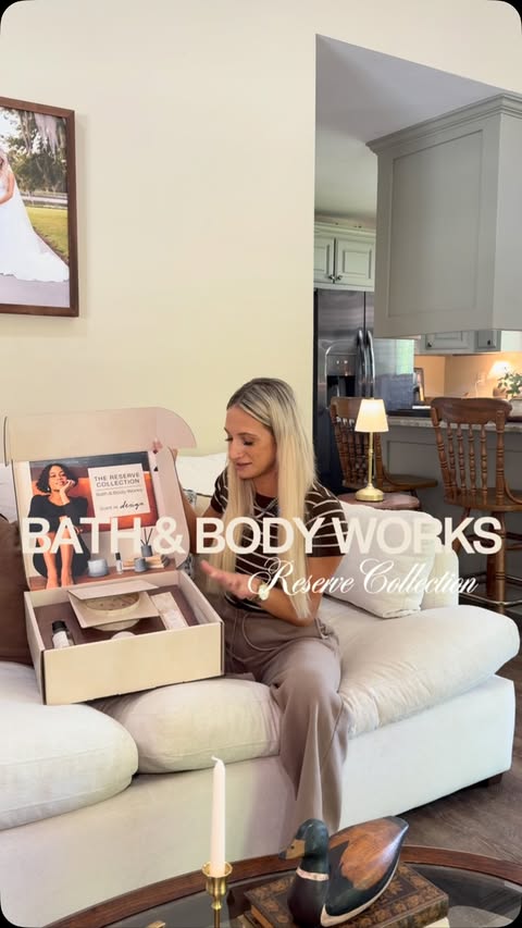 Instagram post by @kaitlynrivere for Bath & Body Works. Caption reads: #GiftedbyBBW Okay Bath and Body Works for not only....