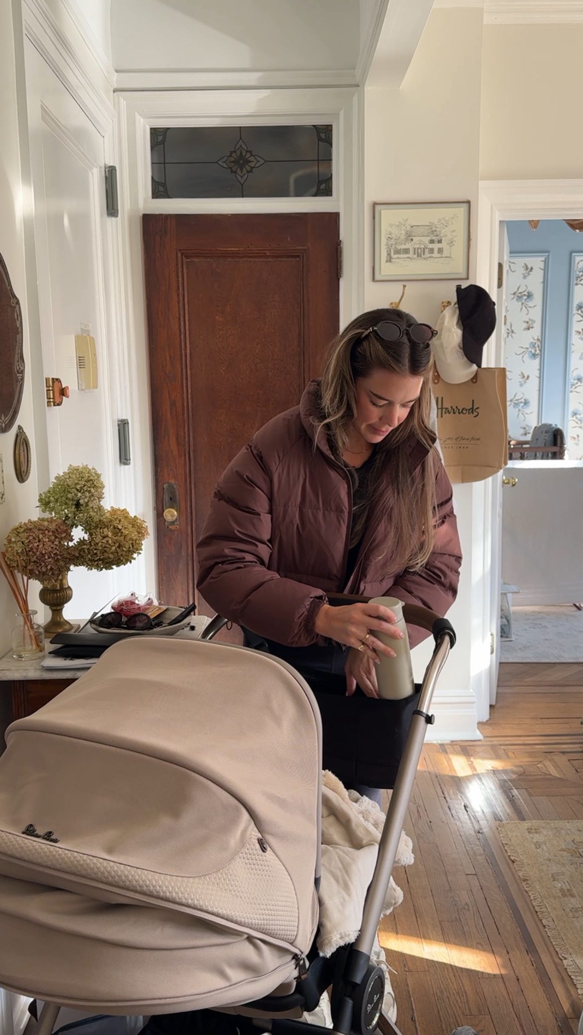 Instagram post by @mycityapartment for Simple Modern. Caption reads: The most mobile and hygienic way to carry coffee....