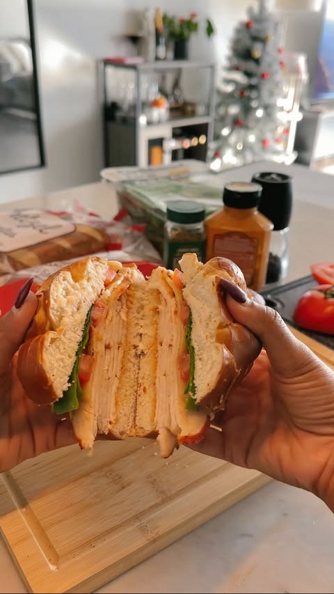 Instagram post by @spill.the.chi for Jewel-Osco. Caption reads: [...] pretzel buns & baguettes from @jewelosco -....