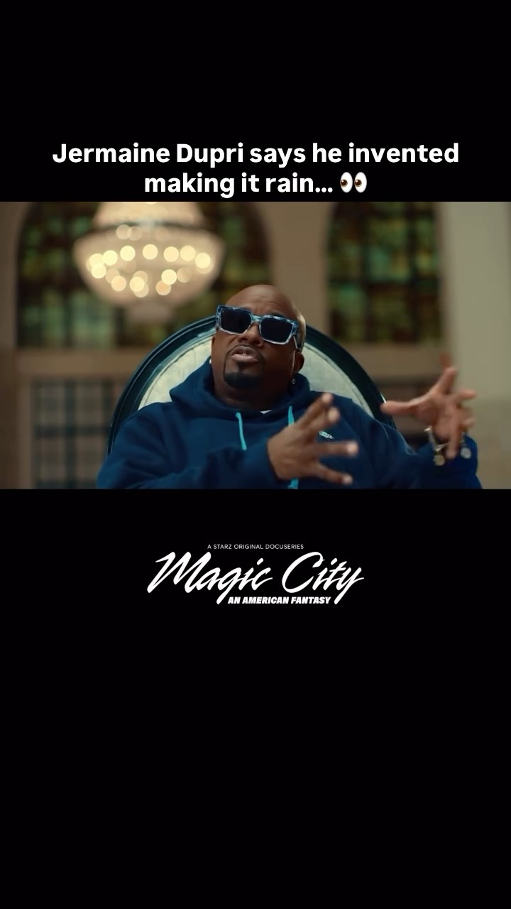 Instagram post by @thewhytechocolate for STARZ. Caption reads: Who really invented making it rain?

📺:....